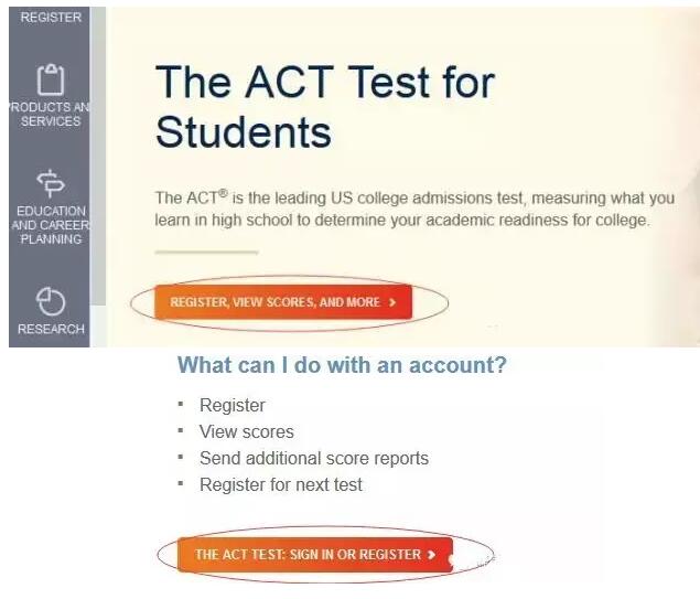 ACT考试送分流程