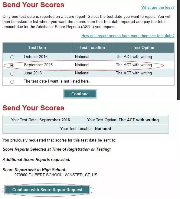 ACT考试送分流程