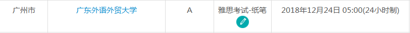 2019年1月广州雅思考试时间及考点信息