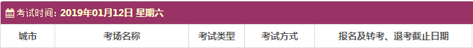2019年1月成都雅思考试时间及考点信息