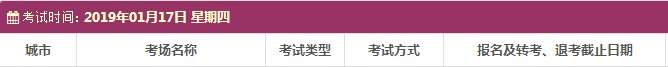 2019年1月成都雅思考试时间及考点信息