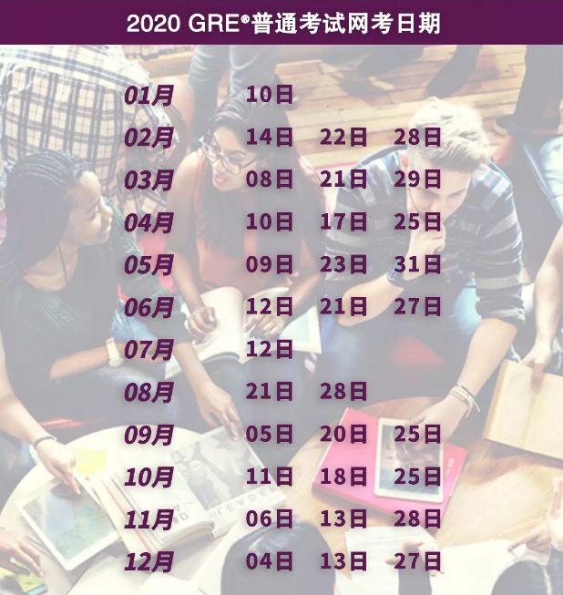 GRE考试时间