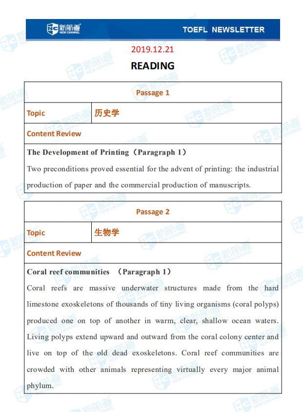 12.21托福考试机经 12.21托福考试机经