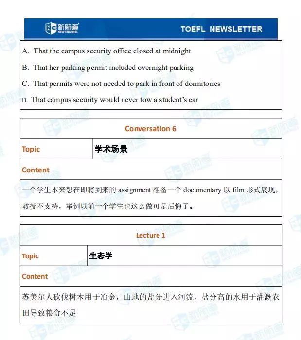 1.5日托福考试机经 1.5日托福考试机经