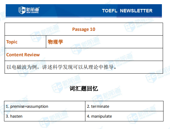 10月24日托福考试机经