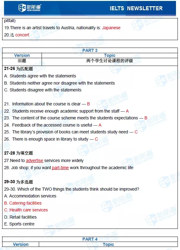 11.12雅思考试机经