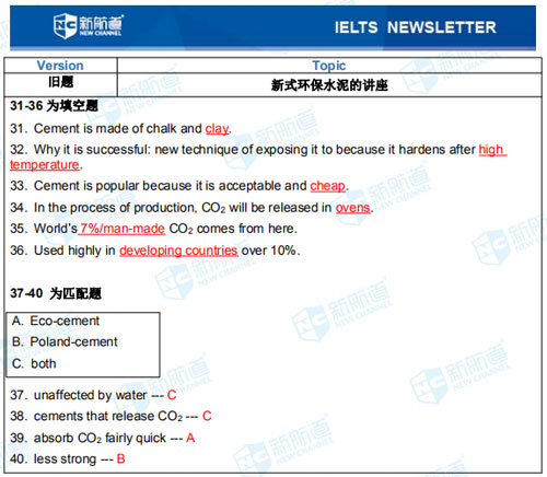 雅思考试机经12月26日